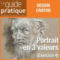Exercice 4 : un portrait en 3 valeurs aux crayons, craies noires et blanches - Guide Pratique Numérique