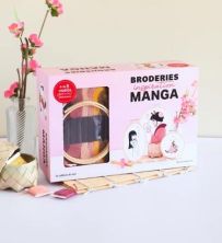 Coffret broderies inspiration manga - 9782756540917
