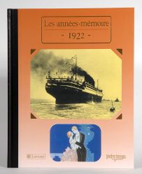 Les années mémoire - 1922 - Editions Notre Temps - Achat livre sur Divertistore