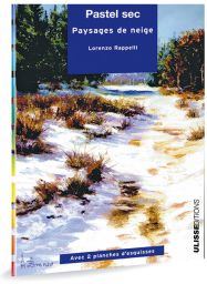 Pastel sec - Paysages de neige, par Lorenzo Rappelli