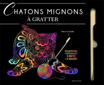 Chatons mignons à gratter - 6 illustrations et un stylet inclus - Achat sur divertistore.com 9782295012784
