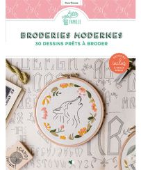 livre Broderies modernes - 30 dessins prêts à broder 9782814106642