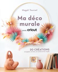 Ma déco murale avec cricut - 20 créations en papier, en bois, en carton et en vinyle