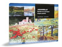 Aquarelle peindre des paysages d'après photos