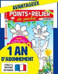 Abonnement 1 AN à Points à Relier de Poche