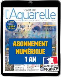 Abonnement à la Version numérique (1 AN) au magazine l'Art de l'Aquarelle