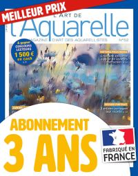 3 ans d'abonnement au magazine l'Art de l'Aquarelle