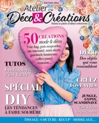 Atelier Déco et Créations n°66 : Le magazine + la valisette de jeux à découper et à assembler