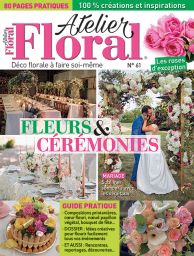 Le magazine Atelier Floral n°61 Fleurs et cérémonies de printemps achat livres Diverti Editions