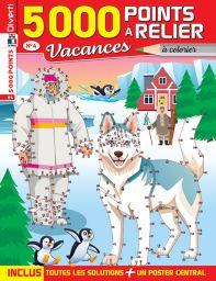 5 000 Points à relier numéro 4 - Vacances - Magazine de Diverti Editions