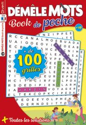Démêle Mots Book de poche n°10 Le format mini à emporter partout