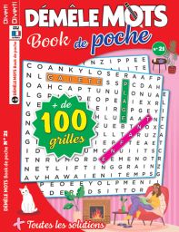 Démêle Mots Book de poche 21 avec plus de 100 grilles