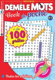 Démêle Mots Book de poche n°3 pele mele jeux Diverti Editions