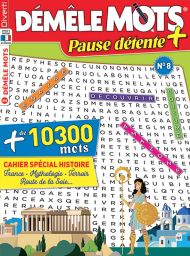 Démêle Mots Pause Détente n°8 et son cahier spécial Histoire