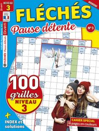 Fléchés Pause Détente n°2 avec 100 Grilles de Niveau 3 achat livre Diverti Editions