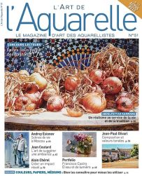 Le magazine d'Art des aquarellistes n°51 fabriqué en France