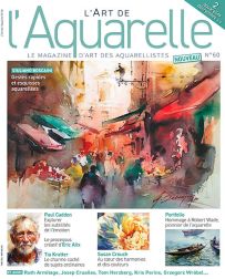 magazine L'Art de l'Aquarelle n°60 Diverti Editions