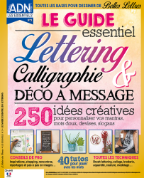 Le guide essentiel du Lettering, Calligraphie, déco à message. mantras, mots doux, devises, slogans. Brush lettering