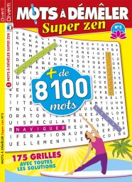 La revue Mots à Démêler Super Zen n°4 Diverti Editions achat magazines