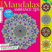 100 motifs à colorier pour plus de zénitude, voici votre objectif de ce printemps grâce à Mandalas Zen n°17