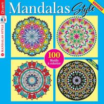 Le magazine Mandalas Style n°6 contient 100 motifs aux formes géométriques circulaires d'inspiration spirituelle à colorier - magazine en vente sur Divertistore.com