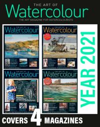 4 Magazines The Art of Watercolour - Discount Collection YEAR 2021