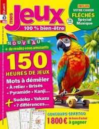 Mes Jeux 100 % Bien-Être 25 - Cahier central fléchés spécial vacances