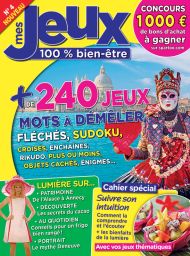 Mes Jeux Bien-Être n°4 - Mots à démêler, Mots fléchés, Sudoku, Mots croisés… Diverti Editions