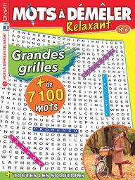 Mots à démêler Relaxant n°6 - Spécial Grandes Grilles