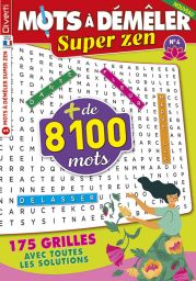La revue Mots à Démêler Super Zen n°4 Diverti Editions achat magazines