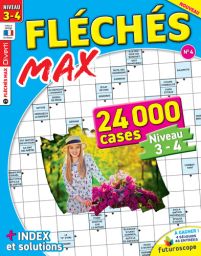 Fléchés Max n°4 - Grilles de niveau 3-4 - Magazine de Diverti Editions