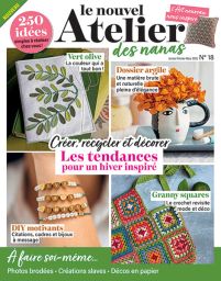 Les tendances pour un hiver inspiré - Le Nouvel Atelier des Nanas n°18 - Achat magazine sur Divertistore.com
