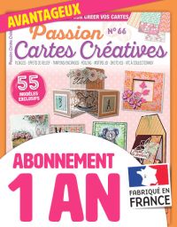 Abonnement 1 AN au magazine Passion Cartes Créatives Diverti Editions
