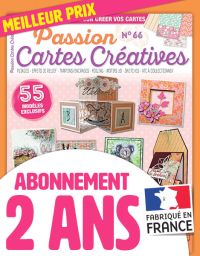 Abonnement 2 ANS au magazine Passion Cartes Créatives Diverti Editions
