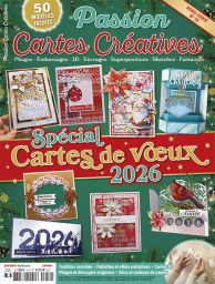 Inspirez vos cartes de vœux 2026 : 100 modèles DIY exclusifs, astuces créatives, papiers tendance et techniques pour des souhaits faits main inoubliables. - Achat magazine sur Divertistore