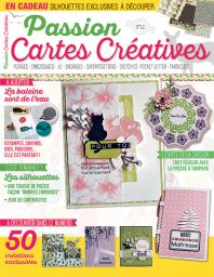 Baleine Chat Silhouettes Fleurs Cartes créatives 