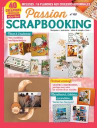 magazine Passion Scrapbooking n°108 - Des créations pour l'automne
