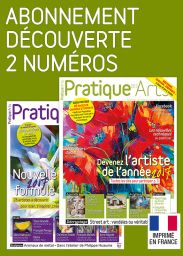 Abonnement au magazine Pratique des Arts 2 numéros
