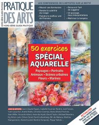 50 exercices à l'AQUARELLE magazine Pratique des Arts Hors-série 57 achat livres Diverti store