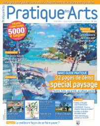 pratique des arts peinture feutre huile aquarelle acrylique pastel spécial paysage 