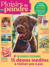 le magazine Plaisirs de Peindre n°82 - Avec un cahier pour réussir les effets de matière Diverti Editions
