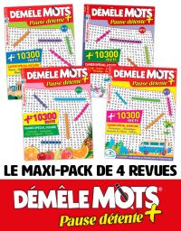 Le PACK DÉMÊLE MOTS Pause détente 2020