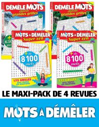 Pochette de 4 revues de MOTS MÊLÉS
