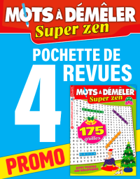 Pack Mots à Démêler Super Zen 2022 - 4 revues