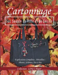 Cartonnage - Sac souple de ville et de soirée - Lena's paper - sur Divertistore.com