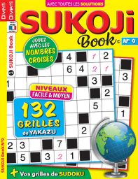 Sukoji Book n°9 - Niveaux facile et moyen - magazine en vente sur Divertistore.com