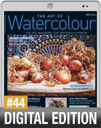 The Art of Watercolour magazine: Save delivery costs with this DIGITAL EDITION 44th issue. Artists: Francisco Castro, Alvaro Castagnet, Andrey Esionov, Clive Powsey, Abdelfettah karmane