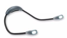 Lampe de cou Carson NL‑10 : éclairage mains libres de 70 lumens, col de cygne flexible, deux LED indépendantes pour la lecture ou les loisirs créatifs.