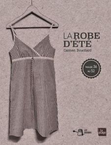 Livre La robe d'été Tailles 36 au 52 auteure Carmen Bouchard achat livres Divertistore 9782842217778