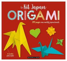 Le Kit Japan Origami - 300 pages aux motifs japonisants - - 20 modèles prêts à plierÉdition Dessain & Tolra
